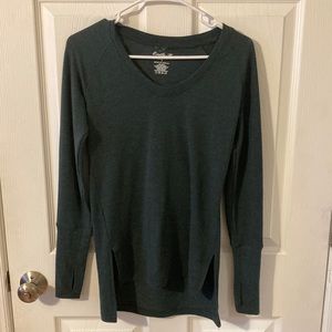 Emily B Dark Green Top